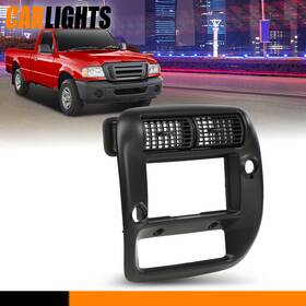 C-02itm12a2abk Carlights Center Dashboard Radio Panel Vent Trim Black Fit For 97-06 Ranger 97-01 Explorer