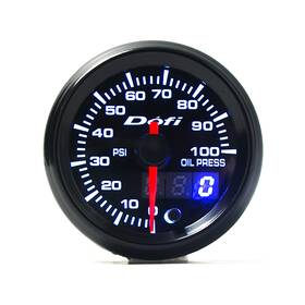 1102-op Carnow-auto-parts 2 Inch 52mm Digital Pointer 7 Color Led 0-100psi Oil Pressure Gauge With Sensor 1/8npt