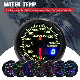 1102-wt-c Carnow-auto-parts 2 Inch 52mm Digital And Pointer 7 Color Led Car Water Temperature Gauge Meter 40-140 1102-wt-c Carnow-auto-parts 2 Inch 52mm Digital And Pointer 7 Color Led Car Water Temperature Gauge Meter 40-140