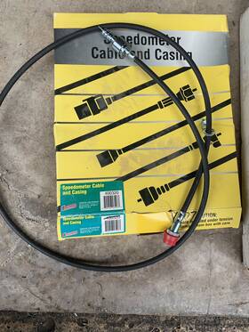 400320 Champ Vintage Speedometer Cable And Casing - Nos