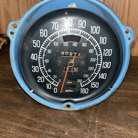 257-00449 Chevrolet 1975 Chevy Corvette C3 Mt Speedometer Instrument Gauge Cluster Boxed