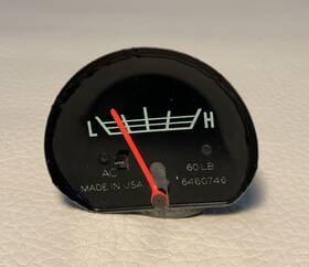 6460746 Chevrolet 1967-1972 Gmc Blazer C K 10 20 30 Mechanical 60 Lb Oil Gauge