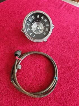 85687 Chevrolet 1953 1954 Speedometer Cleaned Tested Works #85687