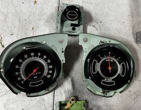 Hdx-69c-cvl-s Chevrolet 1969 Chevelle Original Gauges Speedometer Fuel Indicator Complete