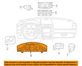 56044940ad Chrysler Used Speedometer Gauge Fits 2006 300 Cluster Mph 160 From 9/1/05 G