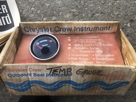 5h005 Chrysler Crew Outboard Instrument Temp Gauge Marine