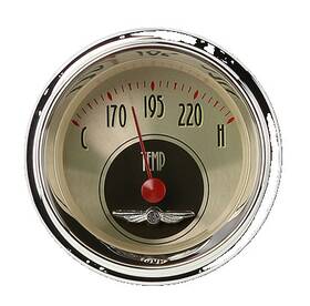 Classic Instruments An26shc All American Nickel 2 1/8 Inch Water Temp