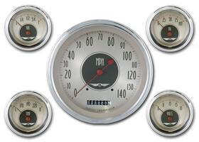 An54slc Classic Instruments American Nickel 5 Gauge Set