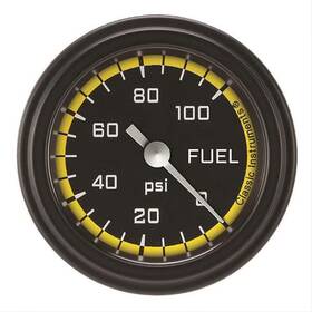 Ax146yblf Classic Instruments Autocross Yellow 2-1/8 Inch Fuel Pressure Gauge 100