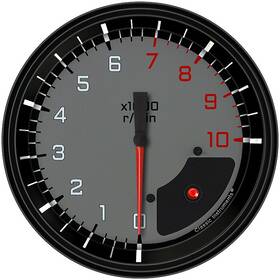 Ax71gblf Classic Instruments Autocross Gray 4 5/8 Inch Tachometer Ax71gblf Classic Instruments Autocross Gray 4 5/8 Inch Tachometer