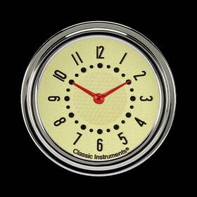 Bet92t Classic Instruments Bel Era Iii Matching Tan 2 5/8 Inch Clock