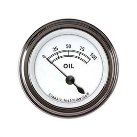 Cw81slf-d Classic Instruments Cw81slf Oil Pressure Gauges