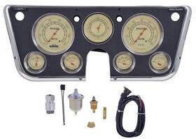 Tg67728 Classic Instruments Gauges 1967-72 Chevy Truck Vintage Series Dash Gauge Assembly