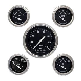 Hr00slf Classic Instruments Hot Rod Series 5-gauge Set