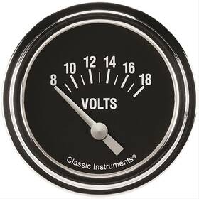 Hr230slf Classic Instruments Fits Hot Rod Volt Gauge 2-5/8 Short Sweep