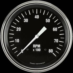 Hr71slc Classic Instruments Hot Rod 5in Tach 8000 Rpm