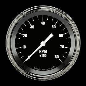 Hr80slc Classic Instruments Hot Rod 3in Tach 8000 Rpm