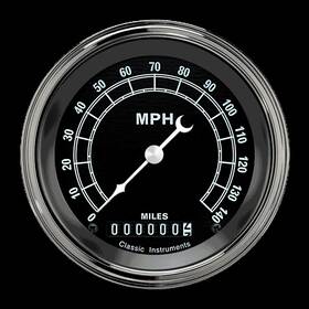 Tr55slf Classic Instruments Traditional 3 3/8 Inch Speedometer