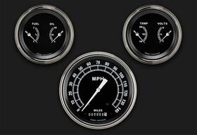Tr64slf Classic Instruments Traditional Series Three Gauge Set