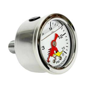 Clay Smith Cams 318-2015 New 316-2015 Mr. Horsepower Fuel Pressure Gauge Wht