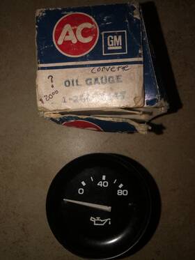 25025147 Corvette 1978 - 1982 Oil Pressure Gauge Gm Ac Delco #25025147 80 Psi C3 Nos 25025147 Corvette 1978 - 1982 Oil Pressure Gauge Gm Ac Delco #25025147 80 Psi C3 Nos