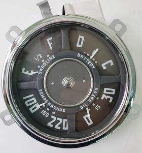 50-9276-asm6 Counterpart Automotive 1952 1953 Gmc Truck Complete Dash Gauge Cluster 12v #50-9276-asm6