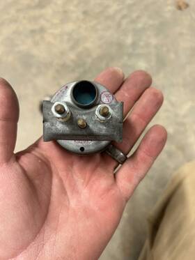 Bt72q8 Crown Automotive Jeep Cj 76-86 Oil Pressure Gauge Oem Very Nice Super Clean