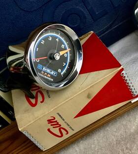 S9ms Cs Shelby Original 8000 Rpm Sun Super Tachometer With Mounting Cup Bracket. Rrrare S9ms Cs Shelby Original 8000 Rpm Sun Super Tachometer With Mounting Cup Bracket. Rrrare