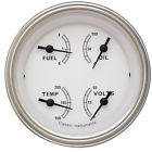 Cw76slf Classic Instruments White Series Quad Gauge Electrical Inc 013110000662