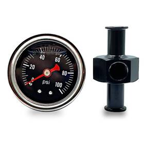 Cy039 Cyonruan Liquid Fuel Pressure Regulator Gauge Oil 0-100 Psi With In-l Inch