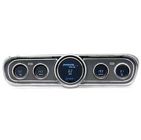 10838cd Dakota Digital 1965-66 Mustang Instrument System - Standard Black Bezel With