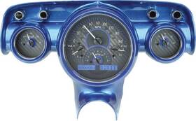 Dd56711 Dakota Digital 1957 Chevrolet Vhx Analog Gauge Set With Carbon Fiber Look Face