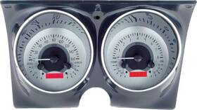 Dd676822 Dakota Digital 1967-68 Gm F-body - Vhx Dash Gauge Set With Silver Alloy Face And