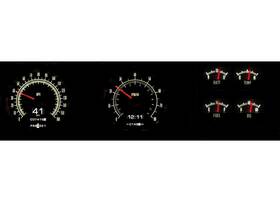 Rtx-69c-cac-x Dakota Digital For 1969 Camaro With Center Console Rtx Gauge Kit