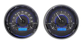 Vhx-1014-c-b Dakota Digital Dual Round Vhx Analog Gauge