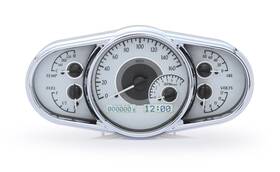 Vhx-1016-s-w Dakota Digital Multi-level Elliptical Vhx Series Analog Gauge Kit