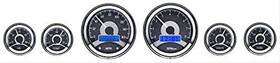 Vhx-1060-k-b Dakota Digital Vhx Series Universal Round Analog Gauge Kit