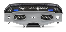 Vhx-58c-imp-k-w Dakota Digital 1958 Chevy Impala Vhx System Black Alloy Style Face White Display