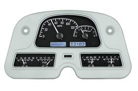 Vhx-62t-fj-k-w Dakota Digital 1962- 84 Toyota Fj40 Vhx Instruments Black Alloy White Lighting