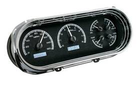 Vhx-63c-nov-k-w Dakota Digital 1963-65 Chevy Nova Analog Gauge Kit Black White