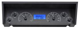 Vhx-77c-cap-k-b Dakota Digital 1977-90 Chevy Impala/caprice Vhx System Black Alloy Style Face Blue Display
