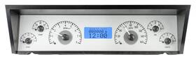 Vhx-77c-cap-s-b Dakota Digital 1977-90 Chevy Impala/caprice Vhx System Silver Alloy Style Face Blue Display Vhx-77c-cap-s-b Dakota Digital 1977-90 Chevy Impala/caprice Vhx System Silver Alloy Style Face Blue Display