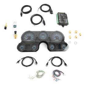 Vhx67cpucb Dakota Digital Vhxanalog Gauge System Direct-fit Carbon Fiber Face Ch