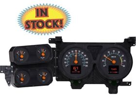 Rtx-76c-pu-x Dakota 1973-87 Chevy Gmc P U And 73-91 Blazer Rtx Gauges-black Face