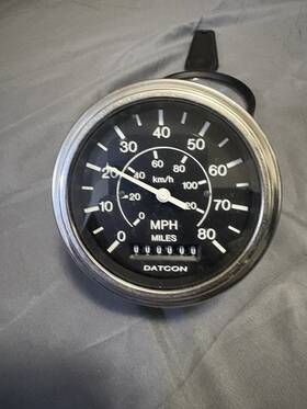 103716 Datcon Heavy Duty Programmable Speedometer Polished M Nos