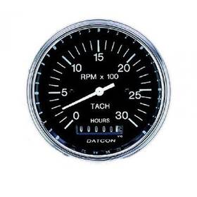 Datcon Instrument Co. 103755 Co. Tachometer With Hourmeter 86mm/3.375 Inch