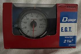 Defdf04003 Defi New Open Box D Gauge E.g.t White Dial 2 1/16 Inch Df04003 Nippon Sei