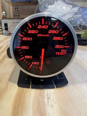Df04604 Defi 60mm Bf Oil Temp Gauge F Red Sensor Harness Meter Wire
