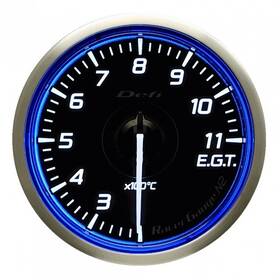 Defi Df17001 Racer Gauges N2 - 60mm Blue Exhaust Temp Gauge Metric