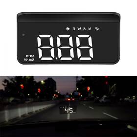 Dictorcoltdusa 550732353375 M1 Car Digital Gps Speedometer Head Up Display Mph/km Overspeed Tired Warning